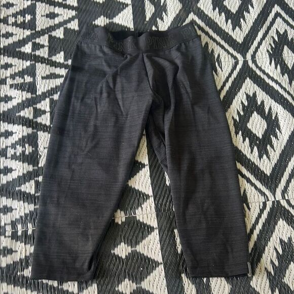 PINK Victoria's Secret Pants - PINK Victoria's Secret Charcoal Leggings